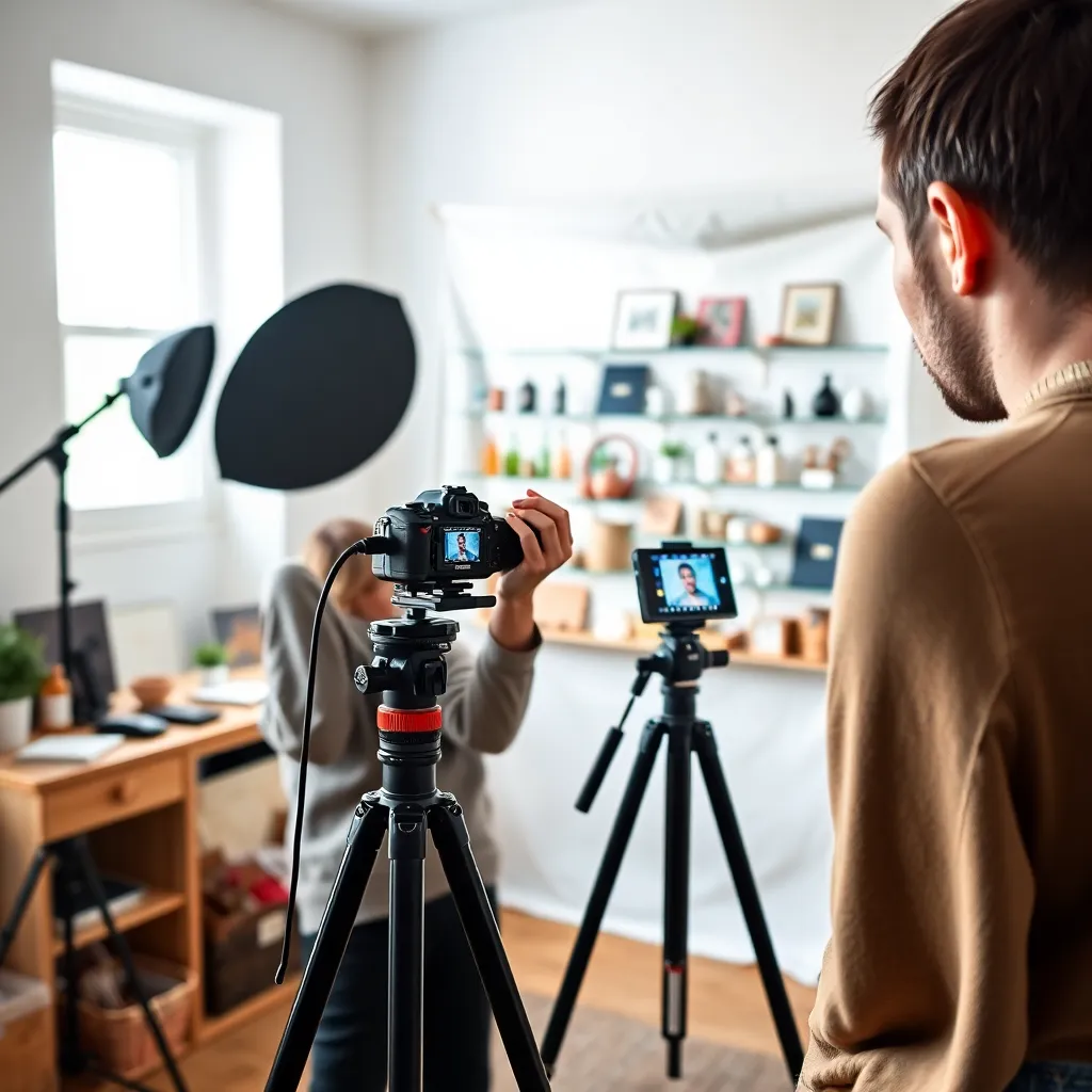 Persoon beheert Airbnb verhuur in Amsterdam